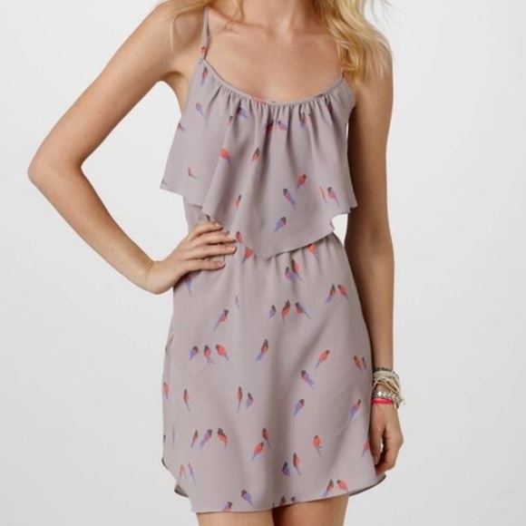 American Eagle Outfitters Dresses & Skirts - American Eagle Outfitters Purple bird dress